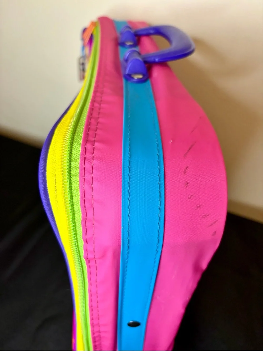 RARE 90s Kittens & Balloons Small Suitcase Lisa Frank Overnight Bag w/ Handle